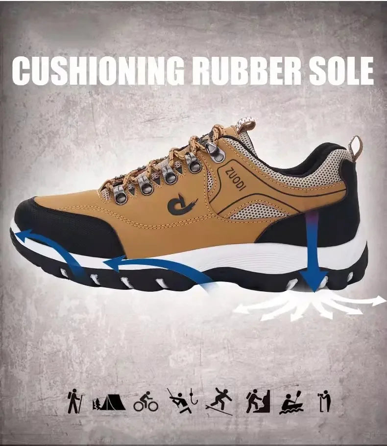 2024 New Men's and Women's Large Outdoor Hiking, Mountaineering, Camping, Running, Slow Running Shoes, Anti Slip Fashion Shoes